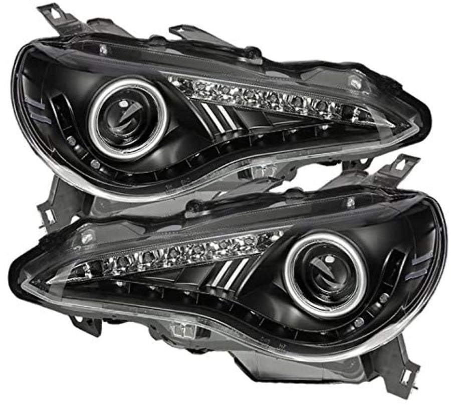 Auto Spyder 5075475 Projector Style Headlights Black/Clear