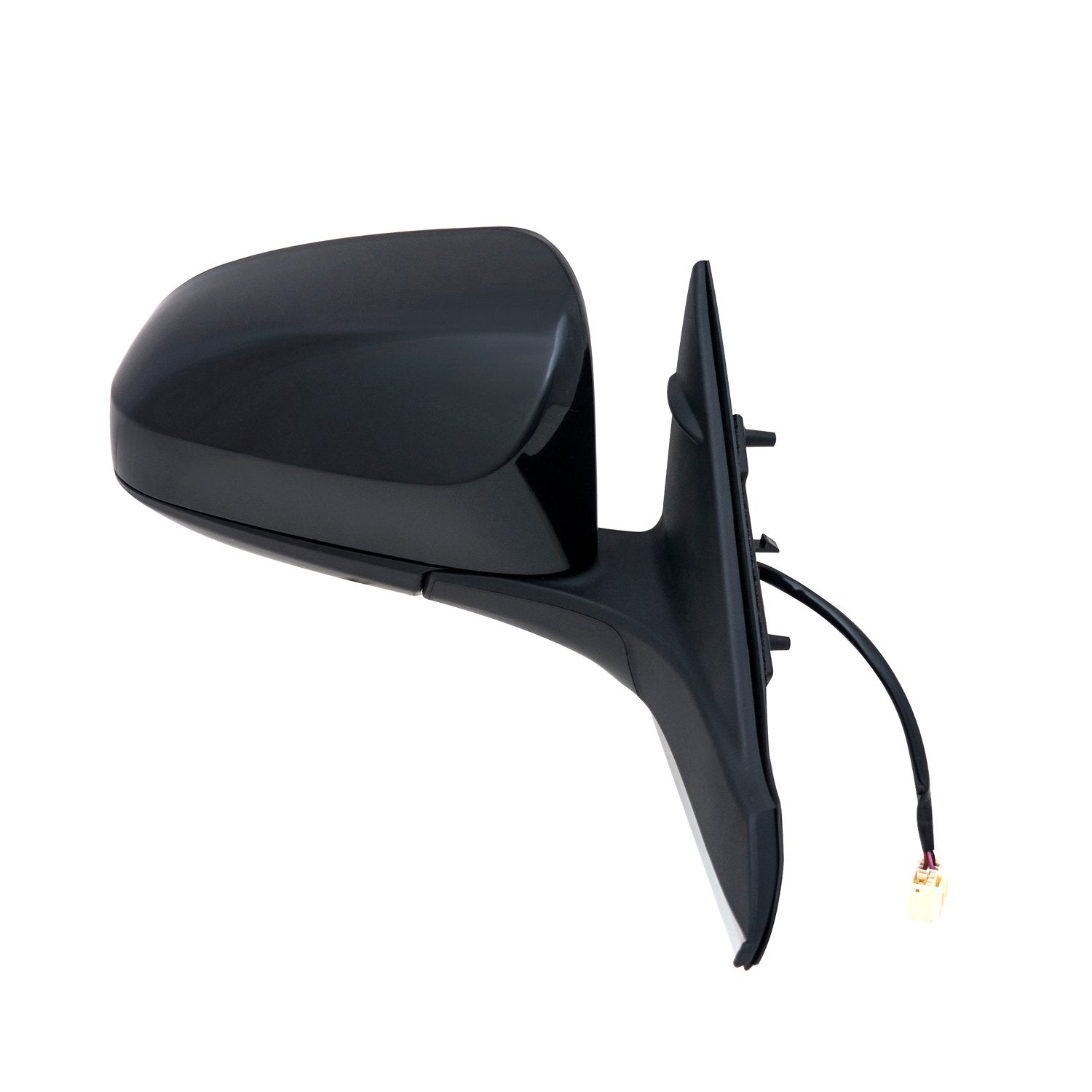 70673T Fit System - Passenger Side Mirror for Toyota Camry, Camry Hybrid, Textured Black w/PTM Cover, Foldaway, Heated Power