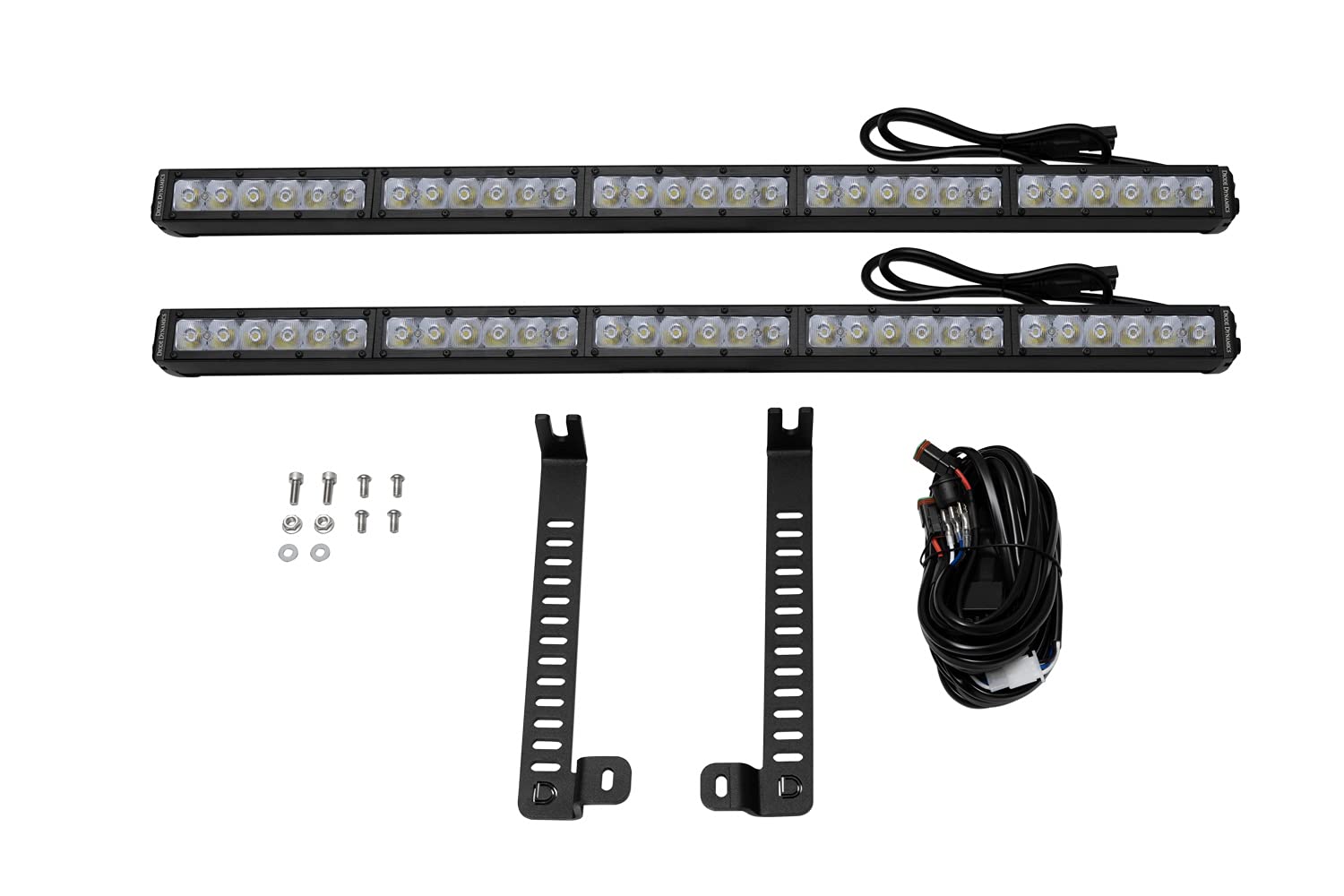 DD6766: Diode Dynamics SS30 Dual Stealth Lightbar Kit for 2014-2019 Toyota 4Runner White Driving