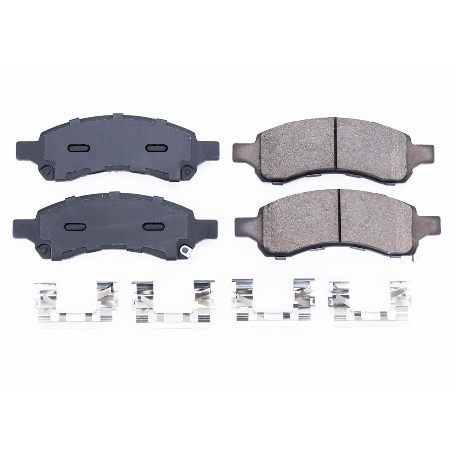 Power Stop Brake Kit Front For Buick Enclave 2008-17 |Chevrolet Traverse 2009-17 |GMC Acadia 2007-16 |Acadia Limited 2017 - Ceramic Brake Pads With Installation Hardware, 17-1169A
