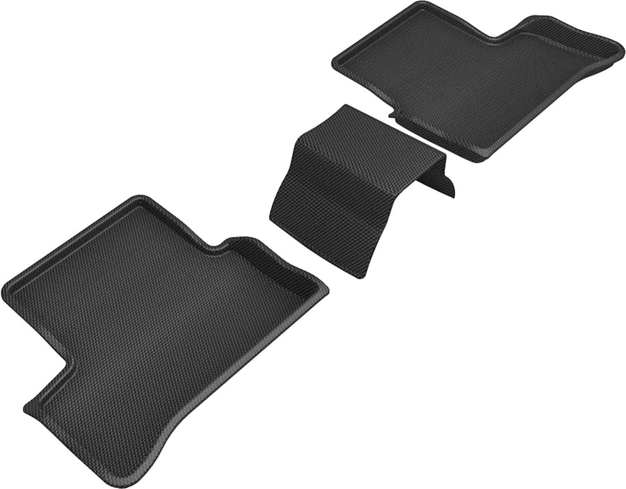 Kagu Floor Mat (Black) 3D MAXpider Custom Fit Compatible with Mercedes Benz A-Class (V177) 2019-2026 / AMG 35 (V177) 2020-2026 / CLA 250 Coupe/AMG CLA 35/45 Coupe (C118) 2020-2026 - Second Row