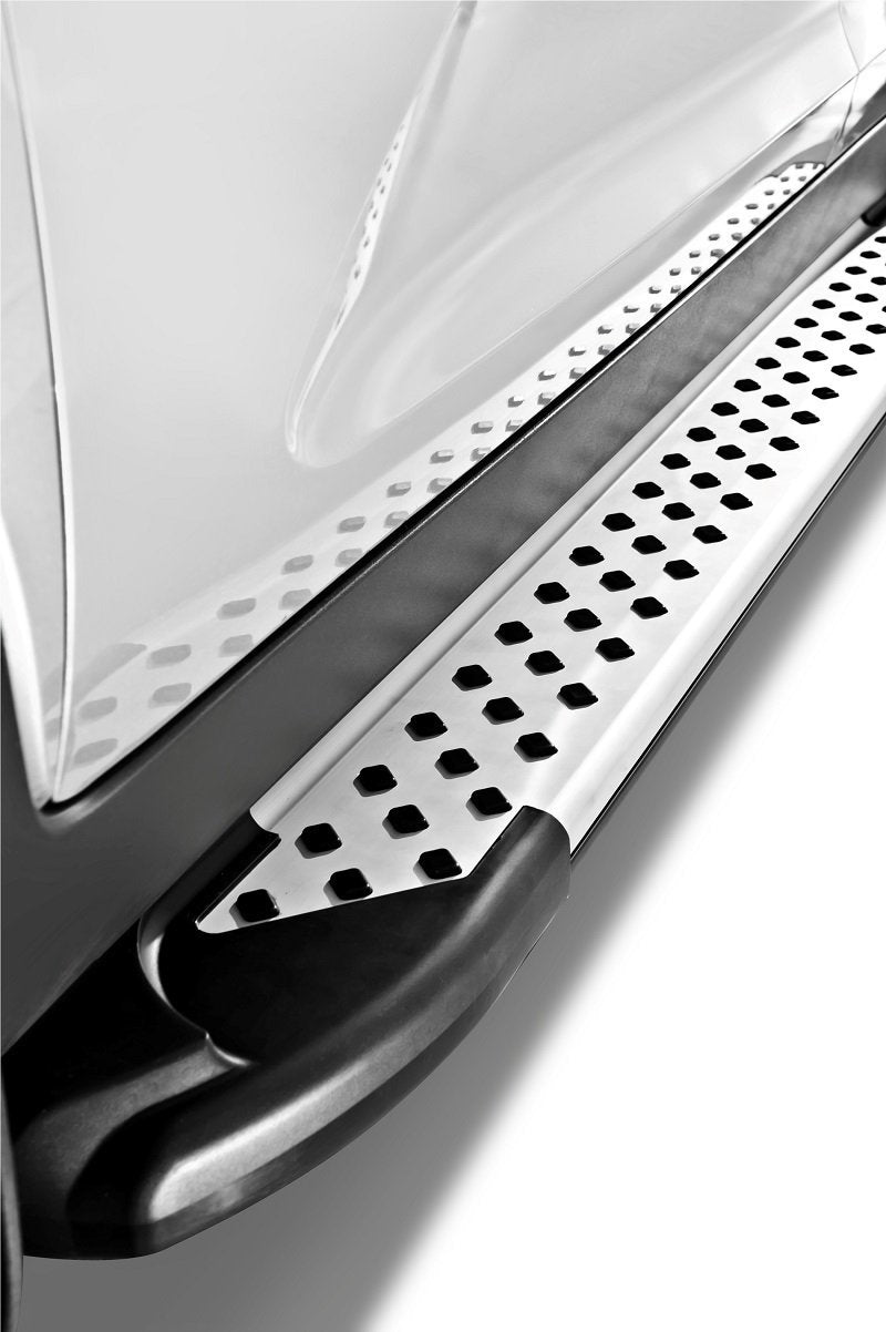 Silver Romik 61310418 RAL Running Board for Jeep