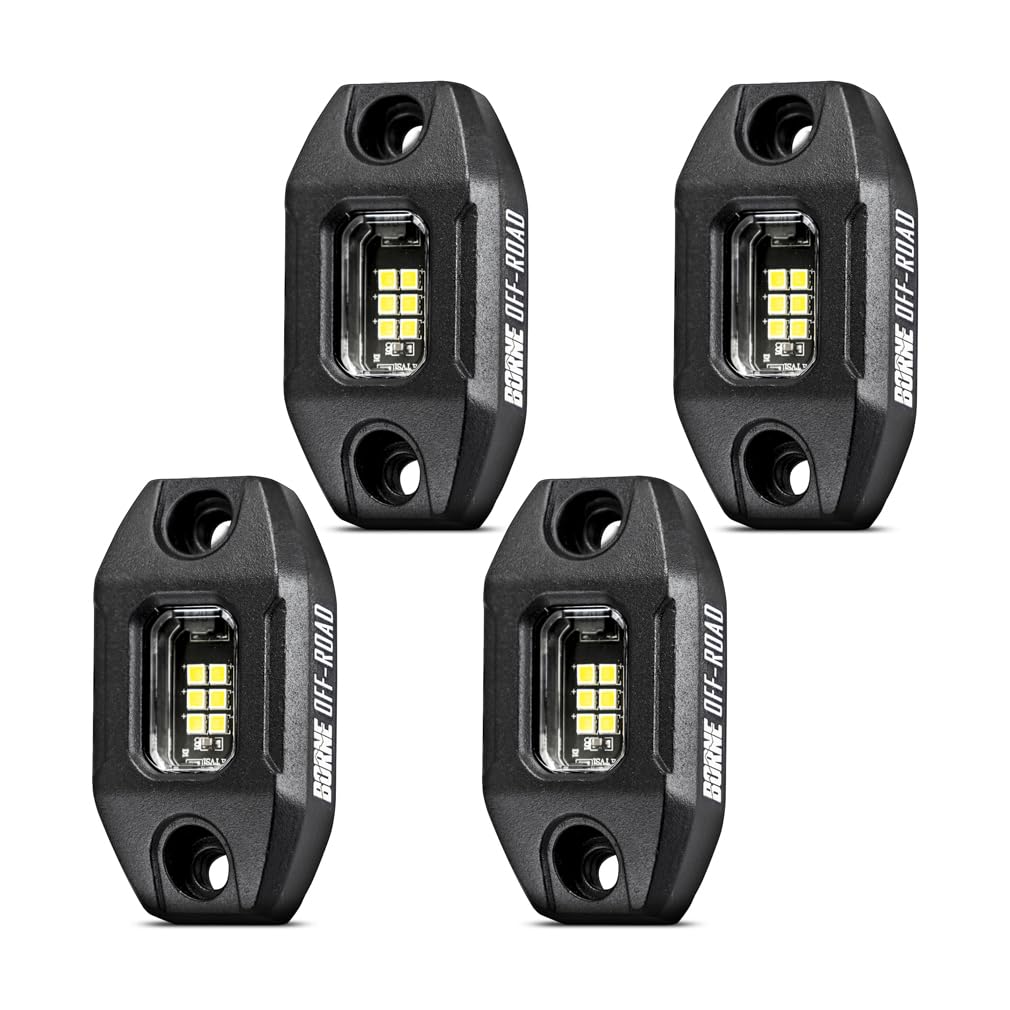 Borne Off-Road Mishimoto Rock Light (4), Short Harness