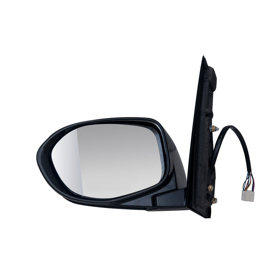 Fit System Driver Side Mirror for Touring Honda Odyssey, Touring Elite Model, Smooth Black w/PTM Cover, w/Turn Signal, Memory, Aspherical Lens, Foldaway, Heated Power