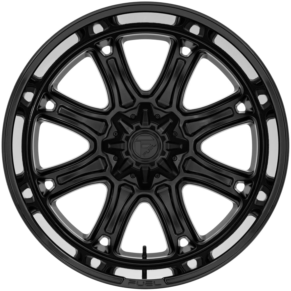 FUEL OFF-ROAD 22X10 DARKSTAR 5X5/5.5 4.79-18mm MATTE BLACK WITH GLOSS BLACK LIP - FC853MB22108318N