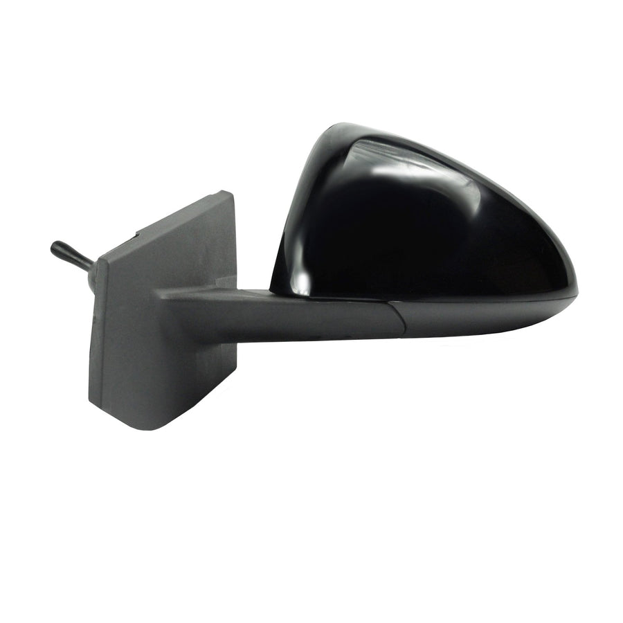 Driver Side Fit Mirror for Chevrolet Spark LS, LT Model, Textured Black w/PTM Cover, Foldaway, Manual Remote