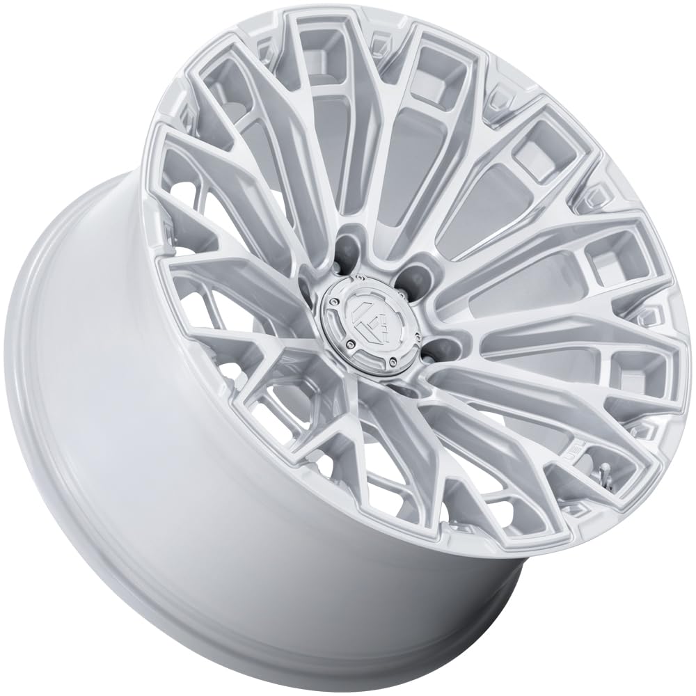 FC882 TRAX FUEL OFF-ROAD 20X9 6X5.5 5.79 20mm GLOSS SILVER W/MACHINED FACE - FC882SD20906820