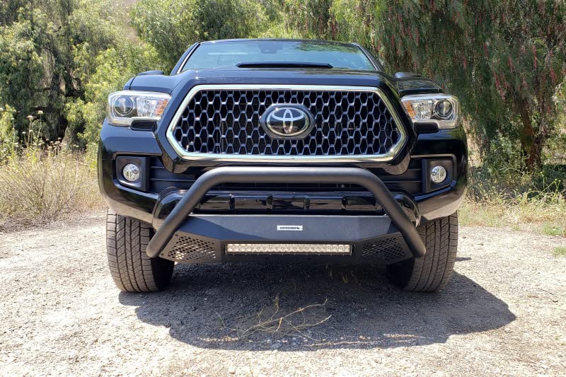 Mounting Bracket Kit Go Rhino for RC4 Bull Bar or RC3 Skid Plate | Mild Steel, Textured Black | 565360TK | Fits 2014-2021 Toyota Tundra