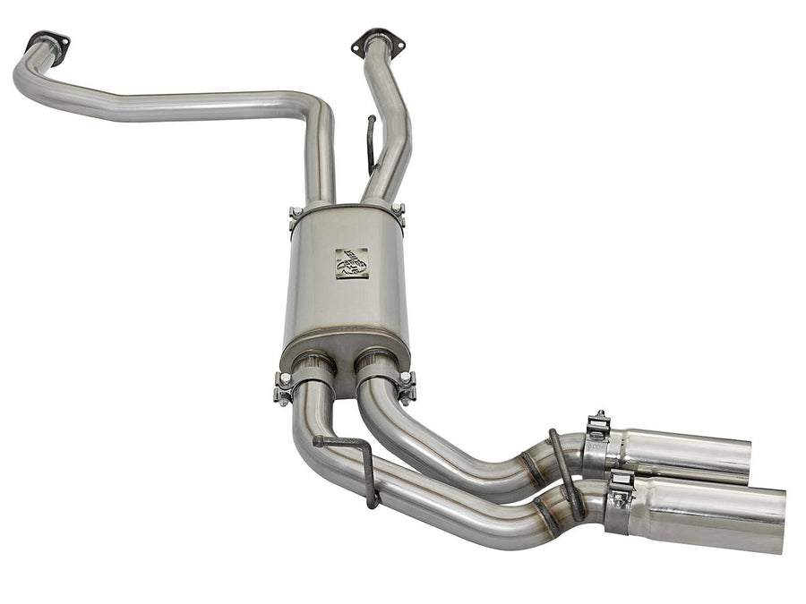 Rebel Series aFe Power 2-1/2" 409 Stainless Steel Cat-Back Exhaust System, 1 Pack