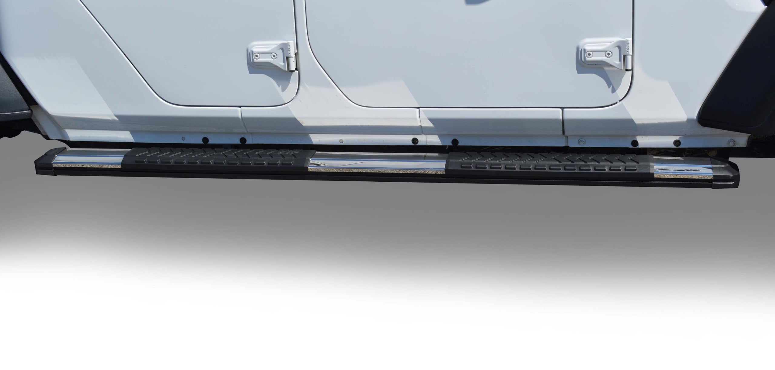 Cutlass Black Horse Running Boards Compatible With 20-25 Sierra,Silverado 2500/3500 HD Double Cab|19-25 Sierra,Silverado 1500 Double Cab|22-25 Sierra,Silverado 1500 Limited Double Cab-RN-GMSIL-79-19