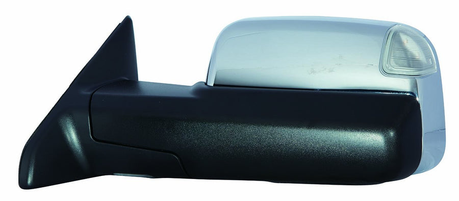 Dodge RAM 1500/2500/3500 Driver Side Chrome Heated Power Towing Mirror with Memory, Turn Signal, Puddle Lamp DEPO 334-5419L3ECH1