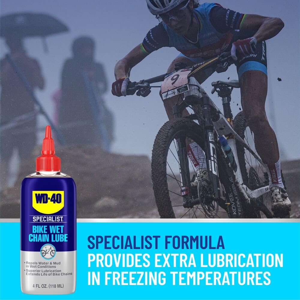 Bike WD-40 Specialist Wet Chain Lube, 4 OZ