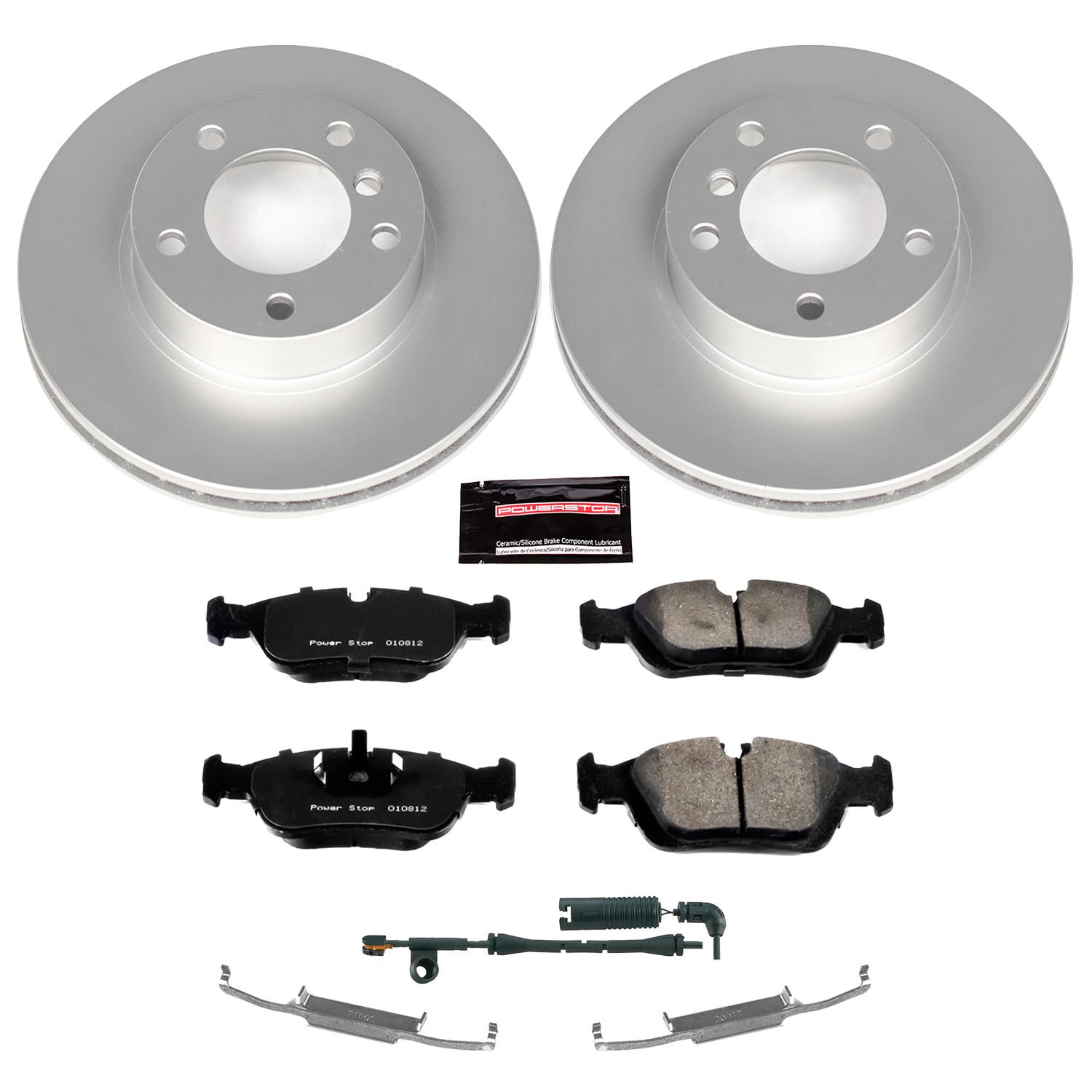 Power Stop Z23 Evolution Geomet Coated Brake Kit For BMW 323Ci 2000, BMW 323i 1999-2000, Z4 BMW 2003-2005 [Model Specific]
