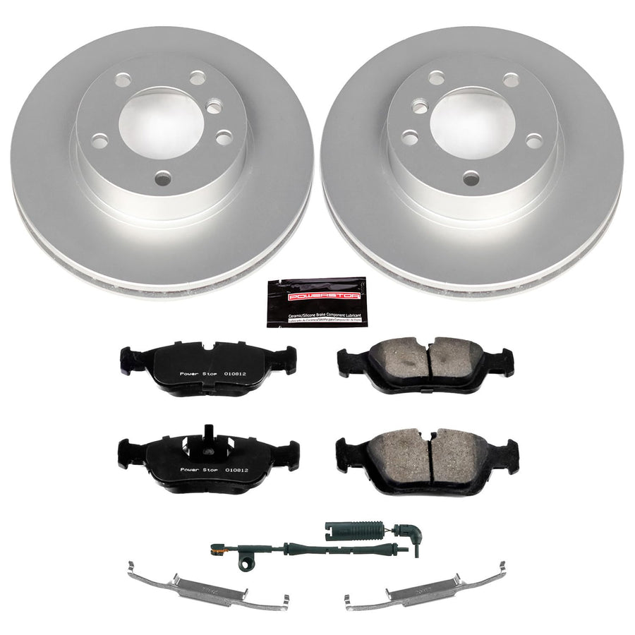 Power Stop Z23 Evolution Geomet Coated Brake Kit For BMW 323Ci 2000, BMW 323i 1999-2000, Z4 BMW 2003-2005 [Model Specific]
