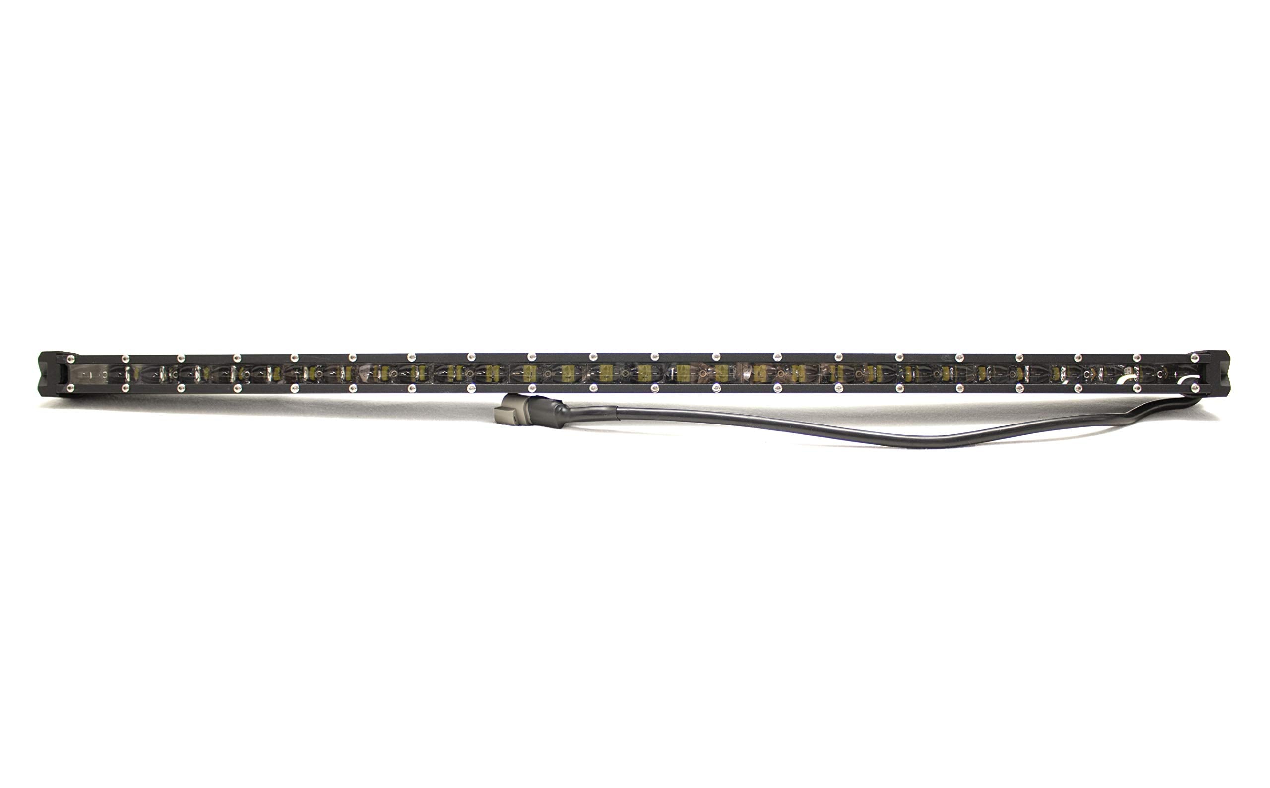 Race Sport RSLP38 38in 5w LoPro Ultra Slim LED Light Bar with Amber Marker and Running Light Function 180w - Includes Rocker Switch Harness
