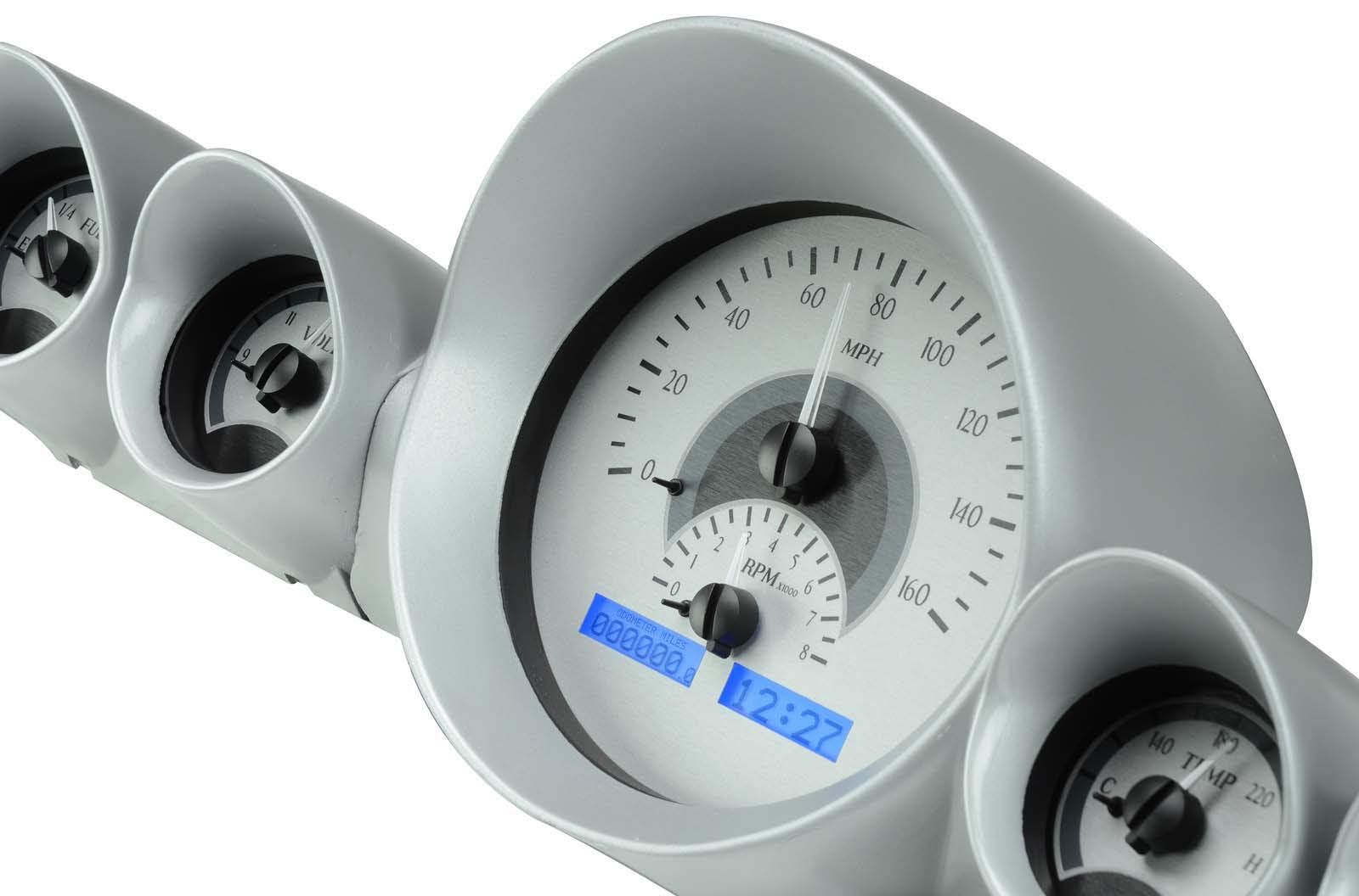 Dakota Digital VHX-59C-IMP-S-B 59 60 Chevy Impala El Camino Analog Dash Gauge System