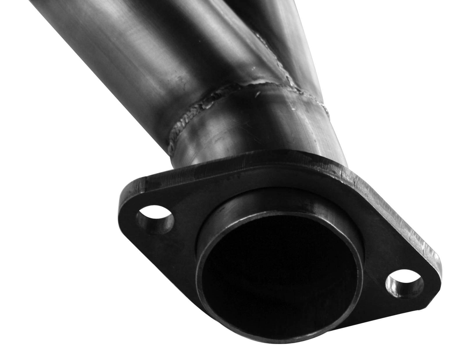 aFe 48-46201 Twisted 1.5" 14 Gauge 409 Stainless Steel Header for Jeep Wrangler L6-4.0L