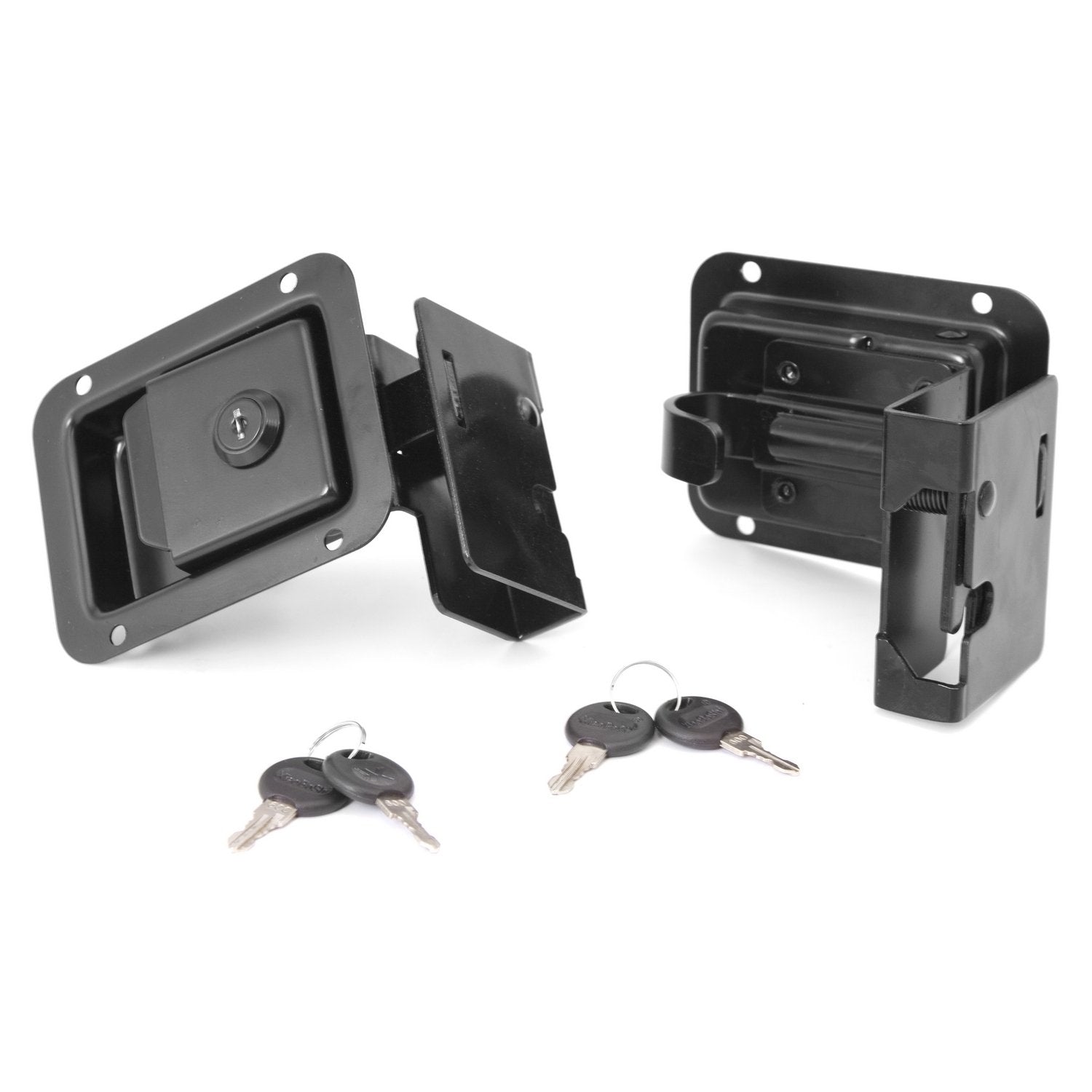 Door Latch Kit Rugged Ridge for Jeep Wrangler JK/JKU | Steel, Black | 11812.80 | Fits 2007-2018 Jeep Wrangler JK/JKU