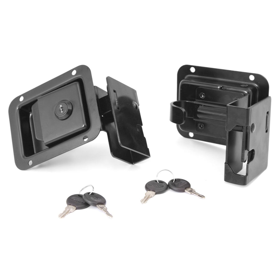 Door Latch Kit Rugged Ridge for Jeep Wrangler JK/JKU | Steel, Black | 11812.80 | Fits 2007-2018 Jeep Wrangler JK/JKU