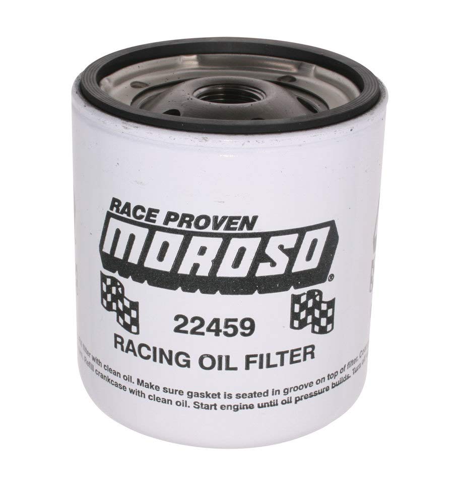 Moroso Racing Oil Filter 22459, Short, Chevy, PH30 TG30 L20049 51069 PF25 6438261 HP-2002 LF225