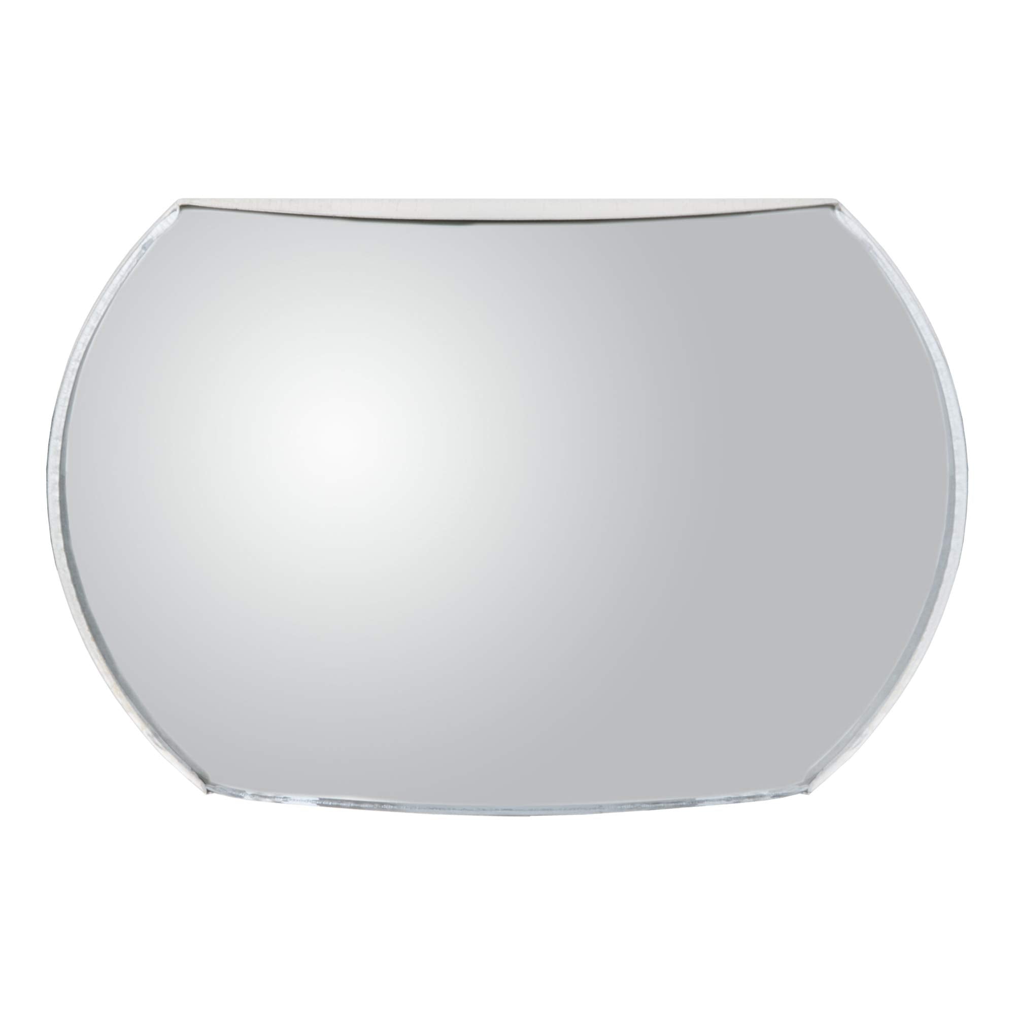 4 x RETRAC 5-1/2-Inch Rectangular Plastic Stick-On Blind Spot Mirror, Convex Glass