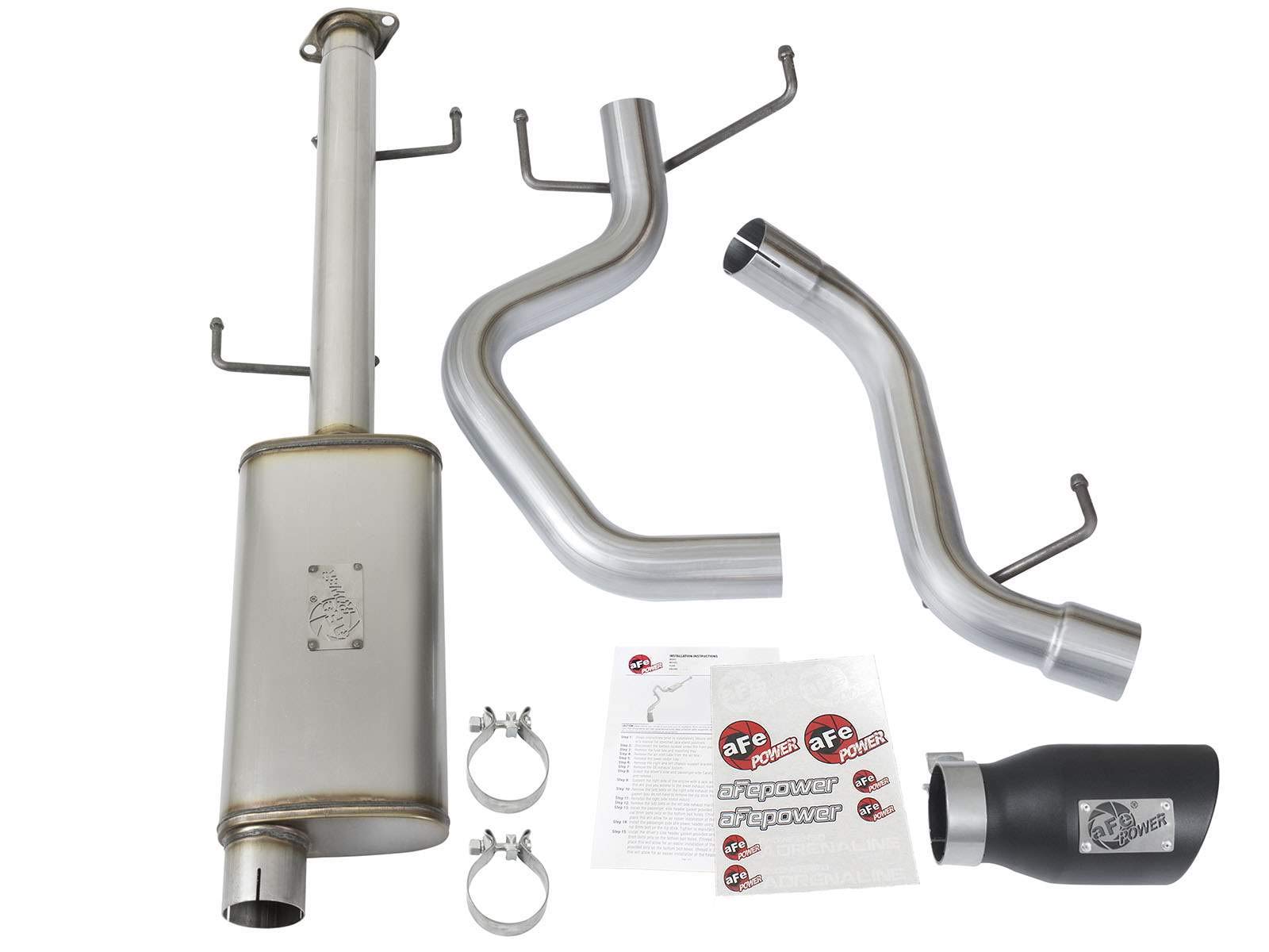 MACH Force-Xp aFe Power Performance Exhaust System (for Toyota cat-Back, 2-1/2", Stainless)
