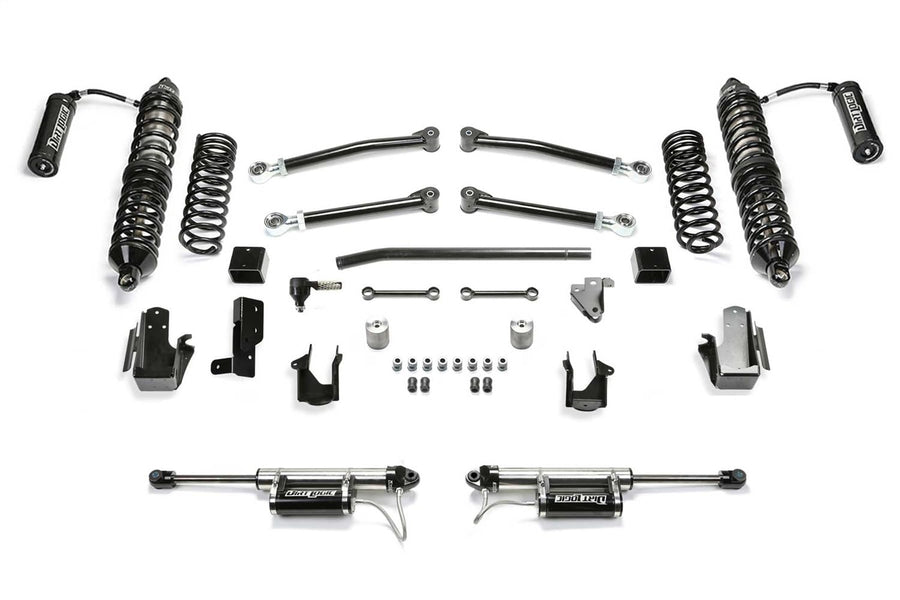 20-22 Jeep JL Fabtech 4WD Diesel 5in Trail w/DLSS 2.5 Coilover Resi & RR DLSS Resi (K4224DL)