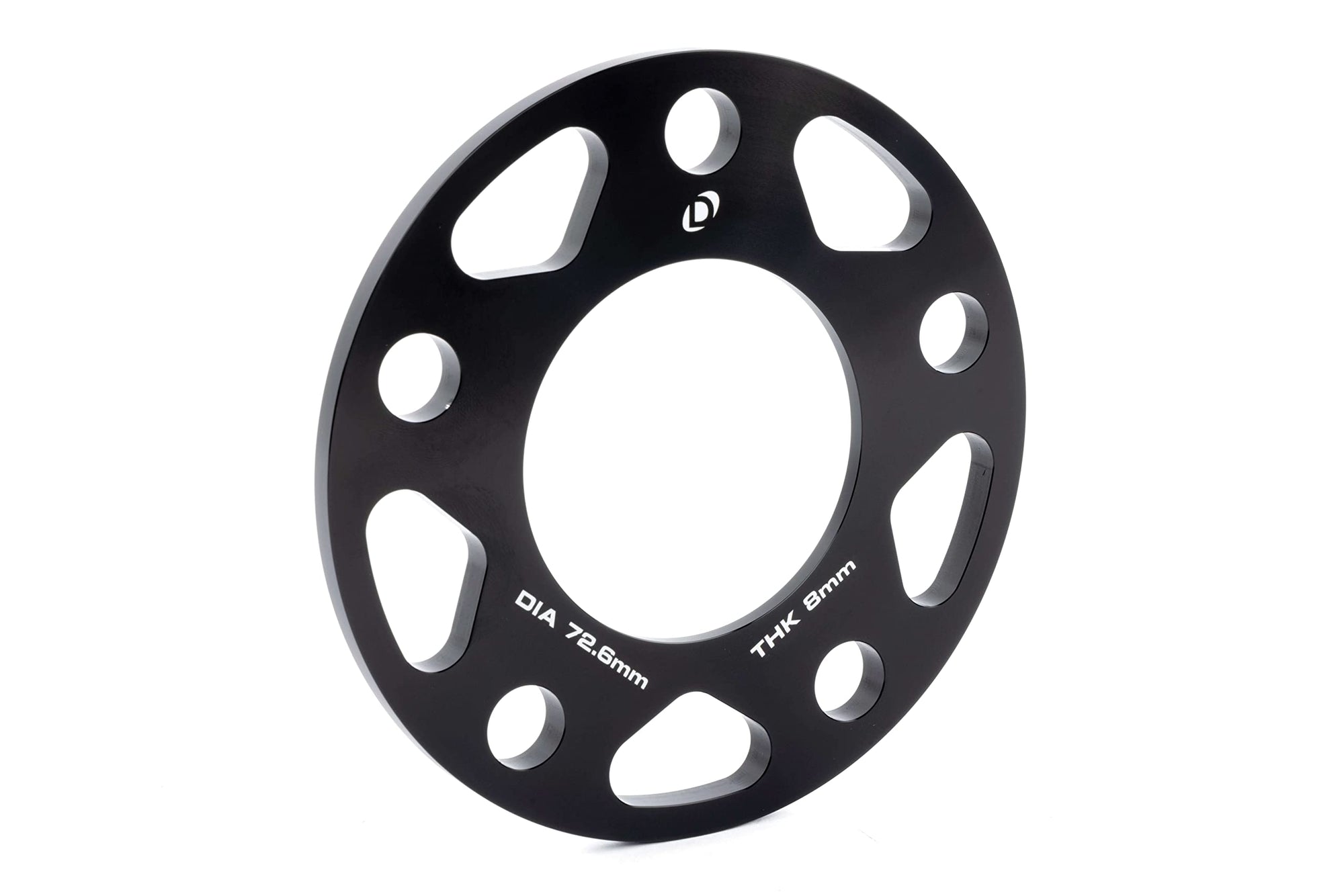 Dinan D210-2038 Spacers Wheel 5x120 Bolt Circle - 76.2mm Center Bore - 8mm Thick - Pair