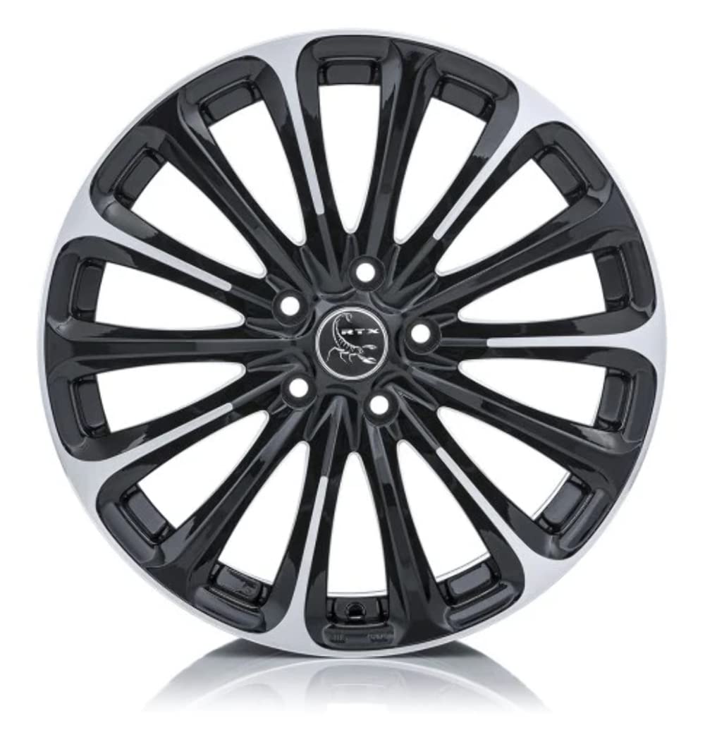 17 x 7.5, POISON, 5 x 110, 38, 65.1, BLACK MACHINED 081670