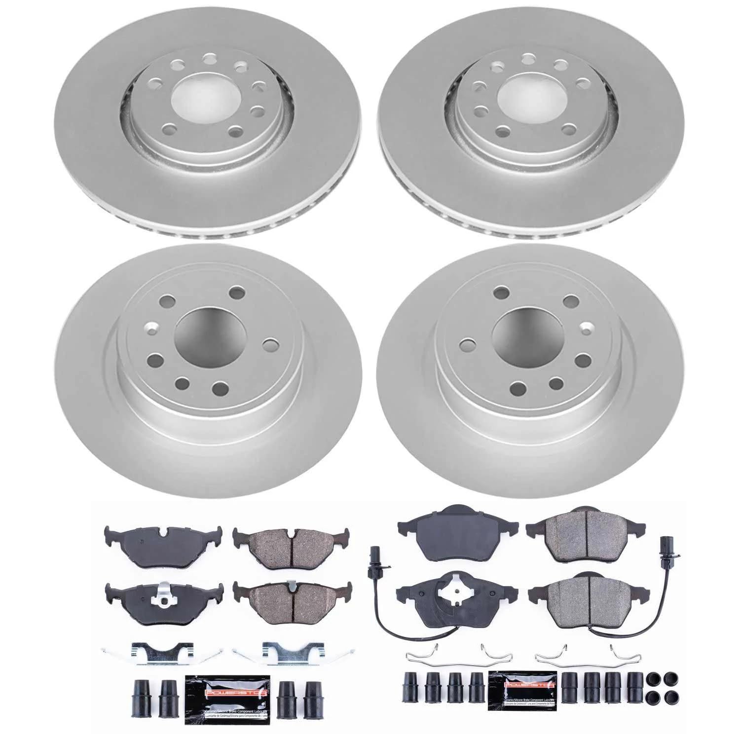 Power Stop Z23 Evolution Geomet® Coated Brake Kit Front and Rear