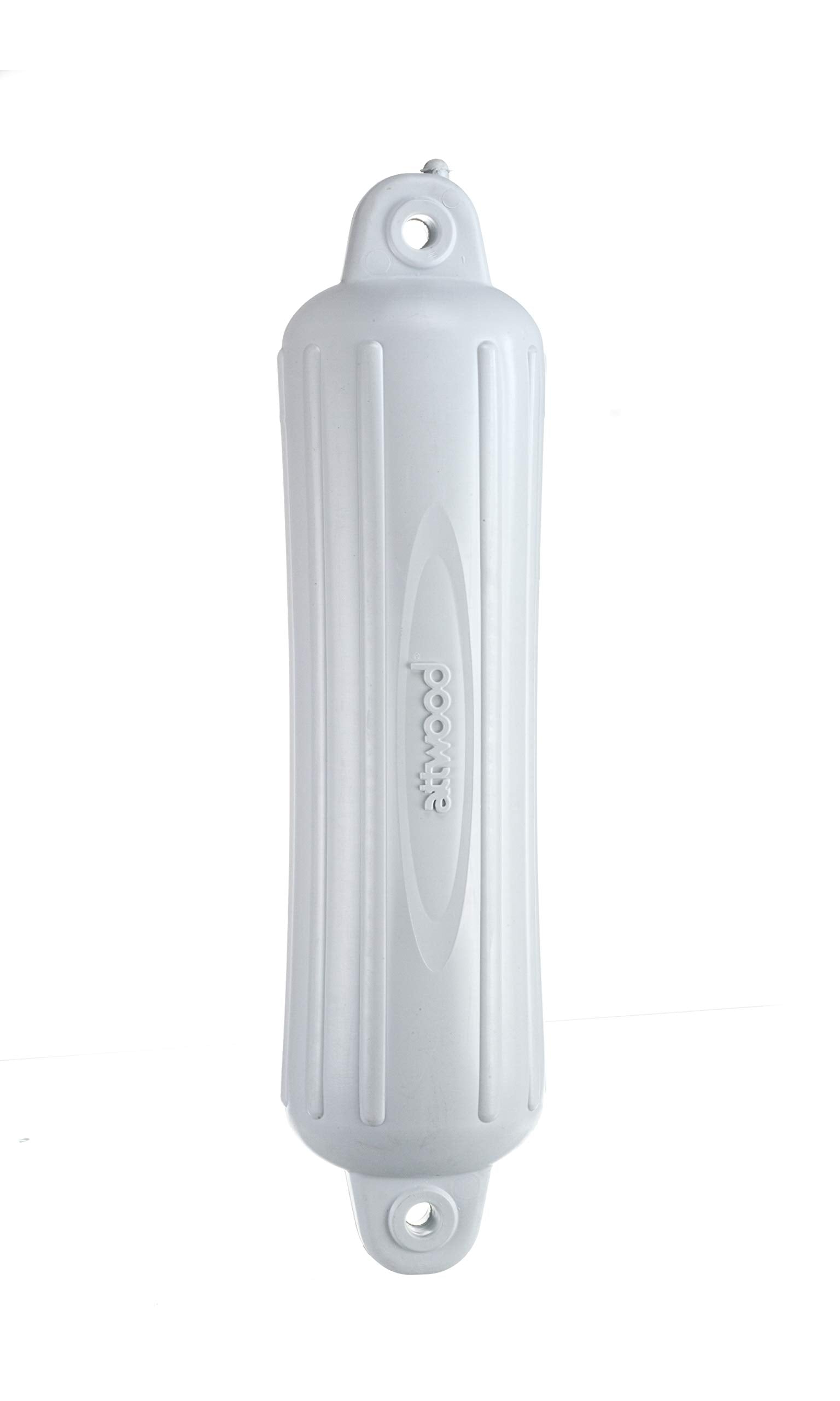 Softside Attwood 9355D1 UV-Resistant Marine Oval Boat Fender, White, 5-Inch x 22-Inch