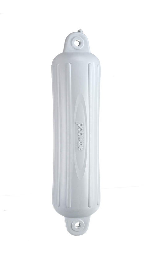 Softside Attwood 9355D1 UV-Resistant Marine Oval Boat Fender, White, 5-Inch x 22-Inch