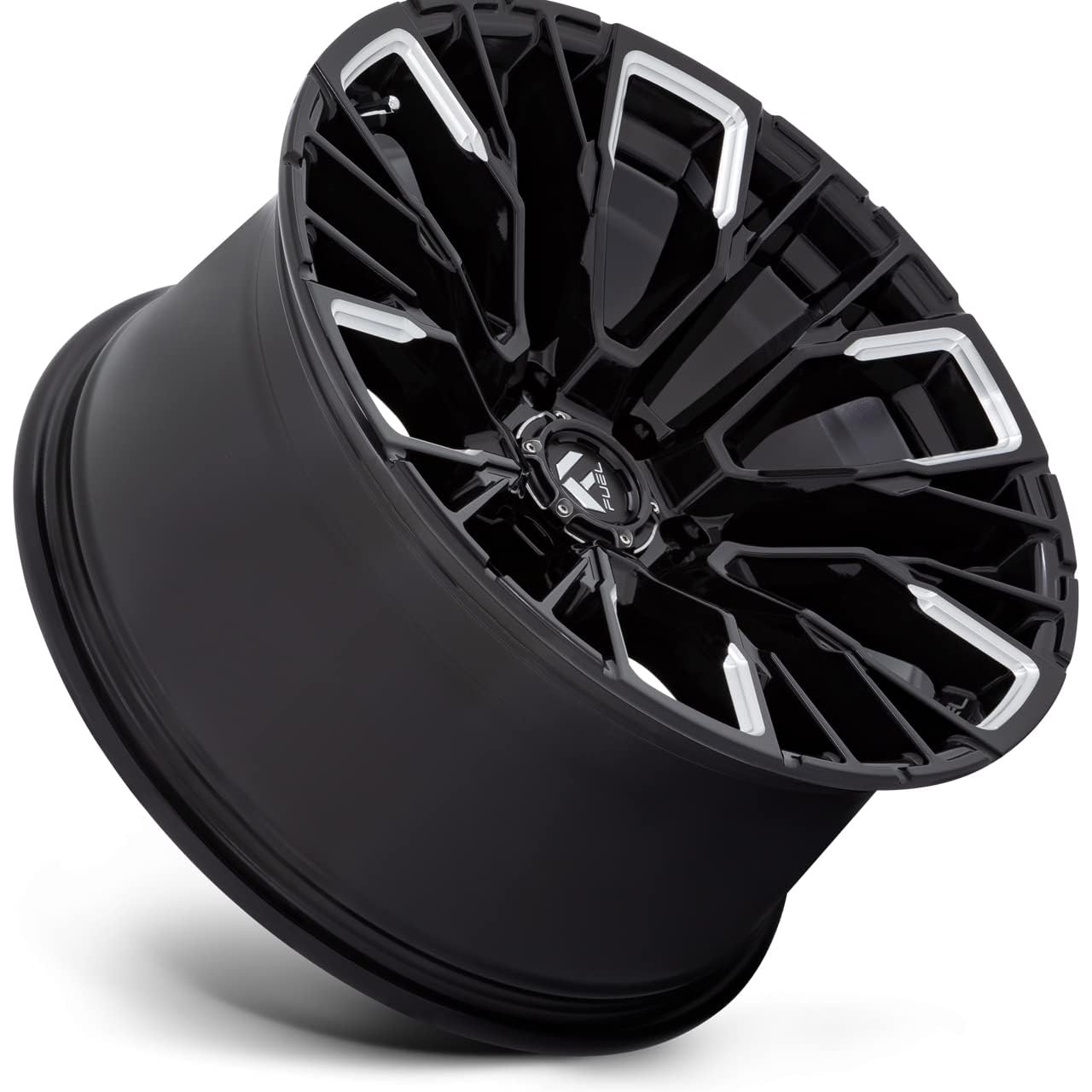 D849 REBAR FUEL OFF-ROAD 20X9, 6X5.5, 5.79, 20mm GLOSS BLACK MILLED - D84920908457