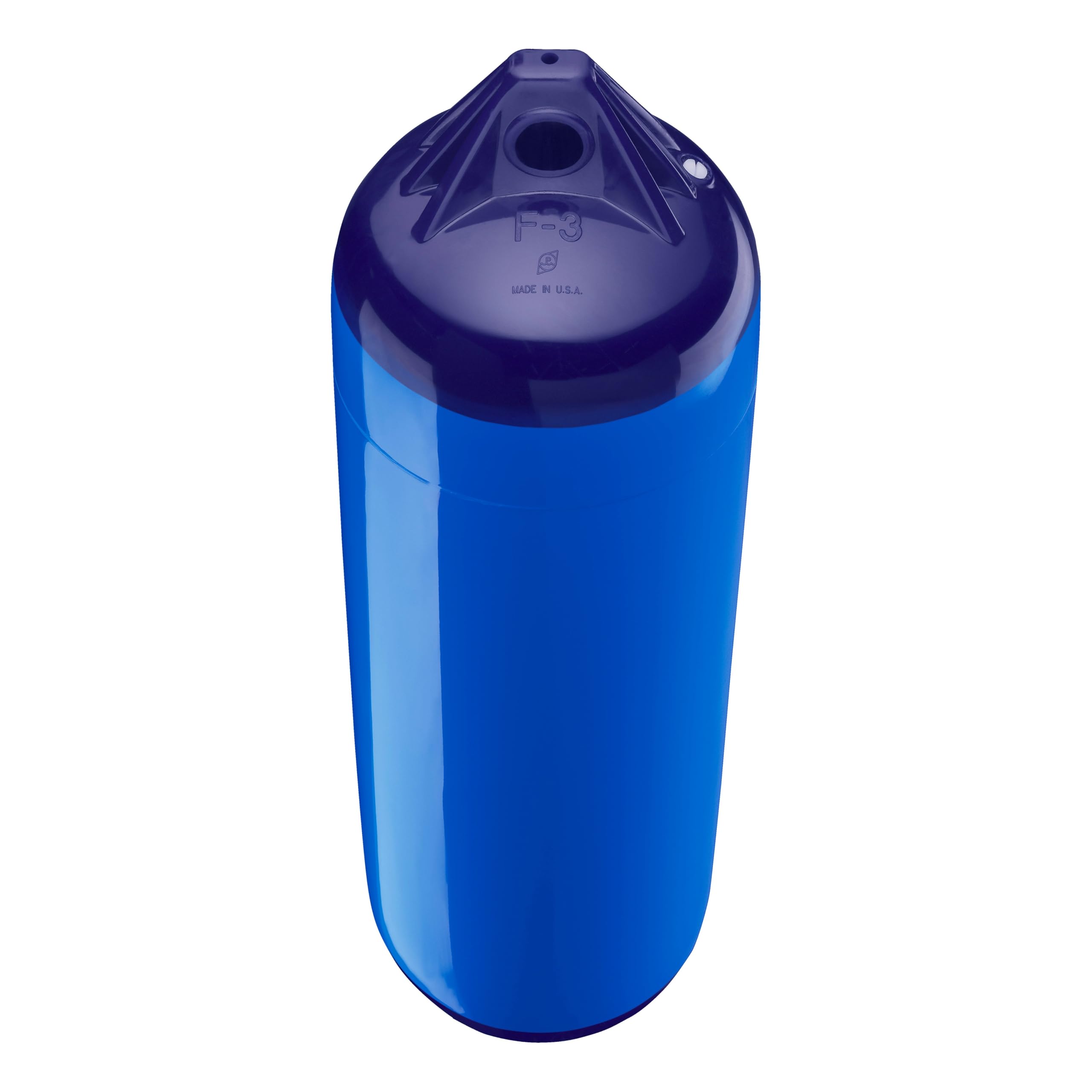 F-Series Polyform Boat Fender F-3 Standard Blue Ropehold - Blue