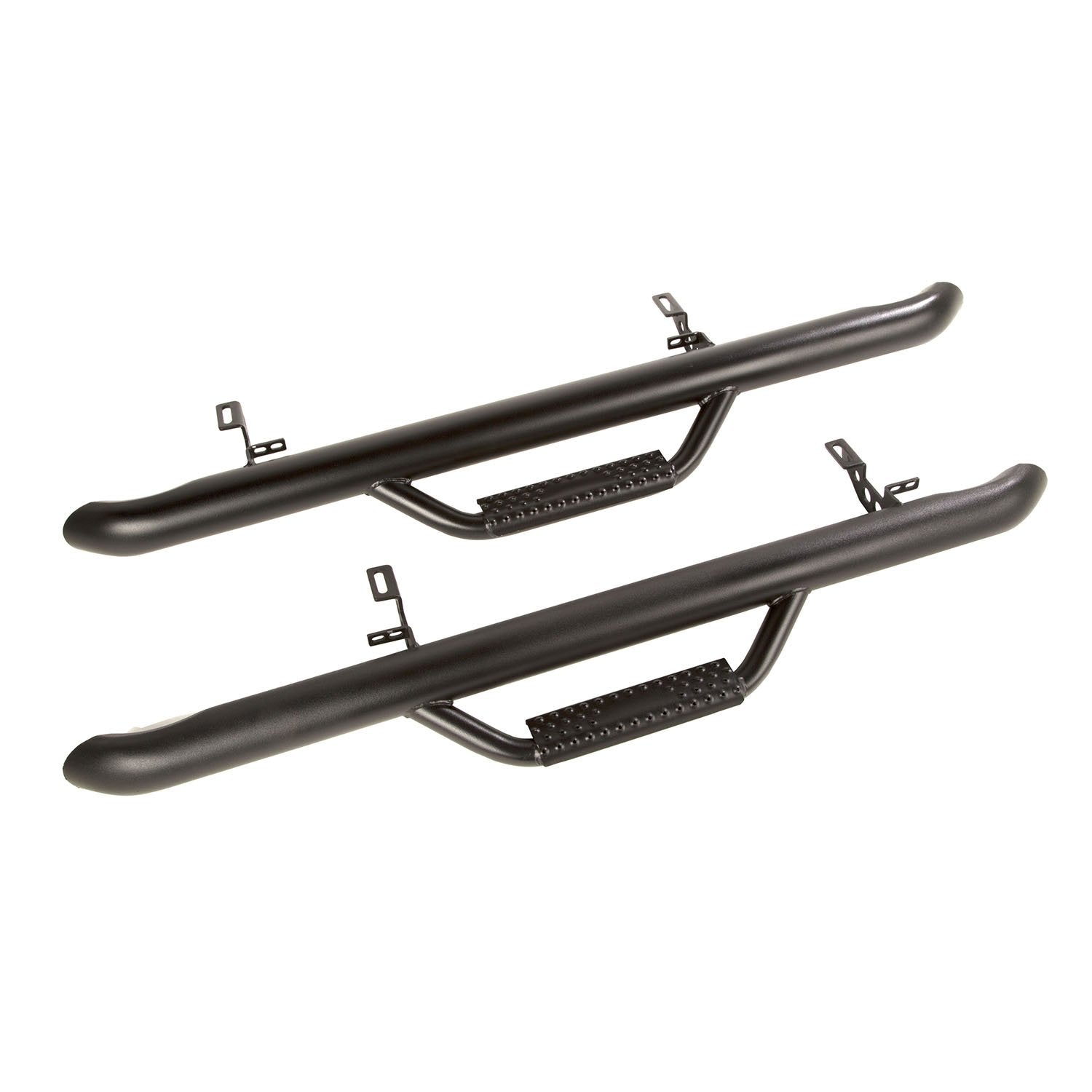 Spartan Nerf Bar Kit Rugged Ridge 11596.05, Textured Black; 12-18 Jeep Wrangler JK, 2 Door