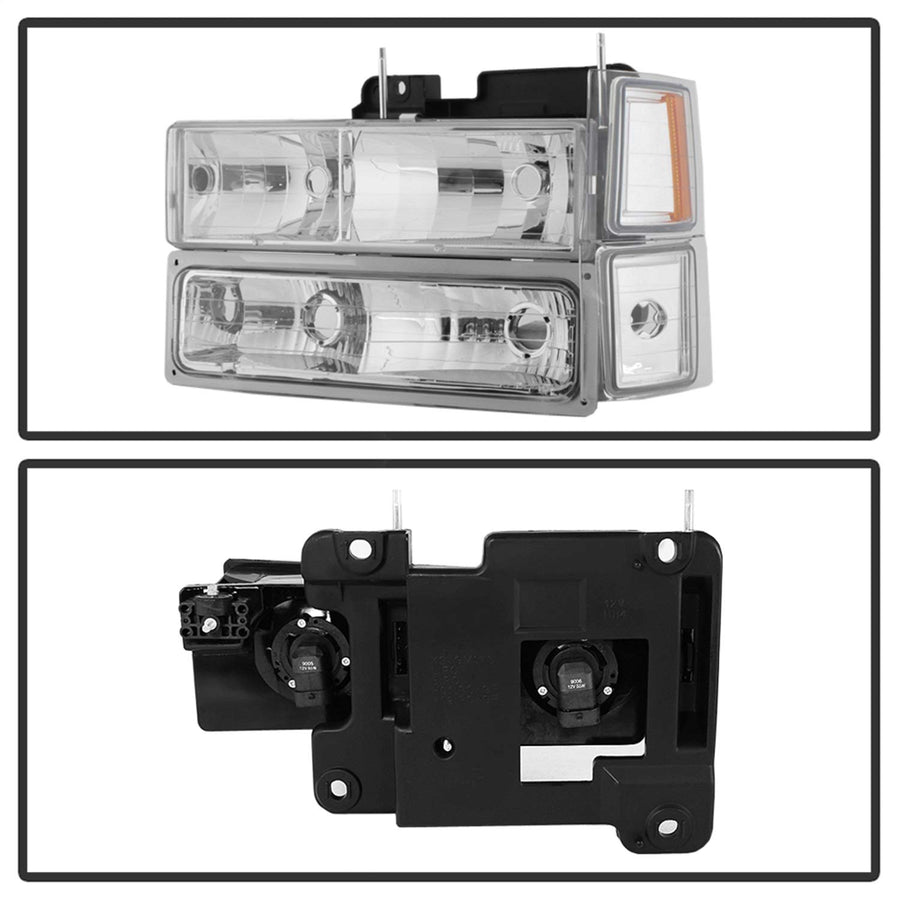 Crystal Front xTune Auto Headlight Kit Chrome/Clear 5069535