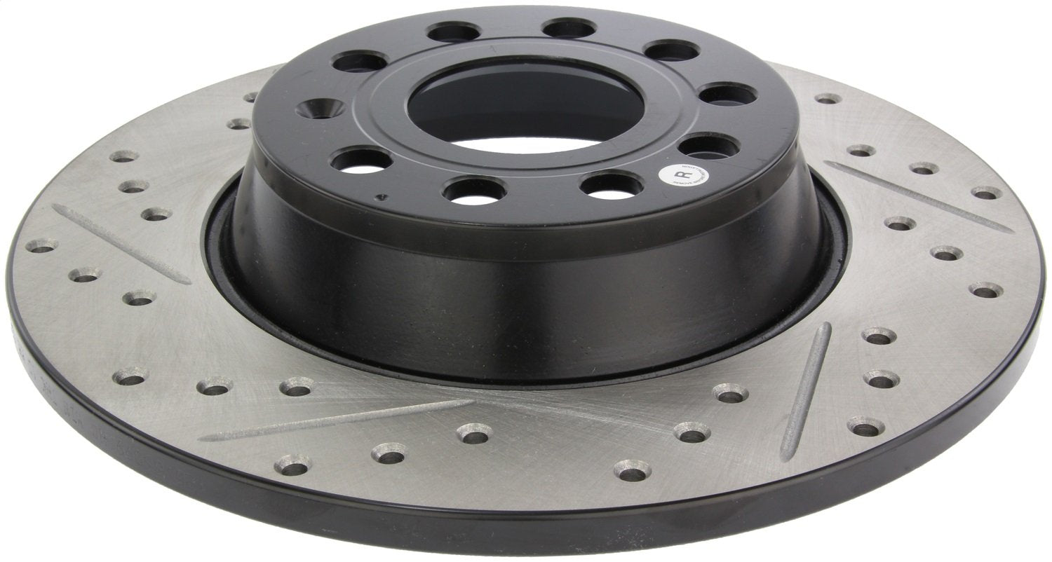 Sport Drilled/Slotted Brake Rotor StopTech 127.33099R (Rear Right), 1 Pack