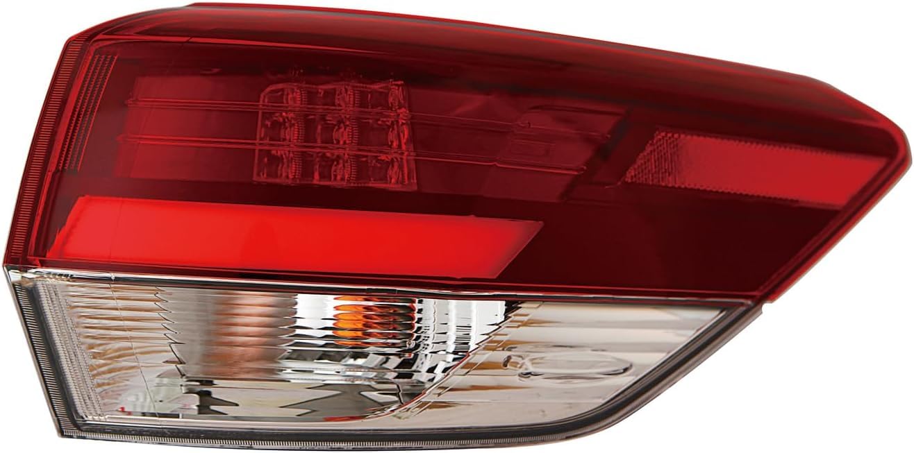 Right TYC Tail Light Assembly Compatible with 2019-2019 Toyota Highlander