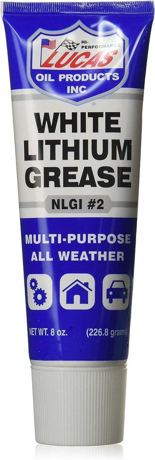 White Lithium Lucas Oil Grease 8 Oz. Tube