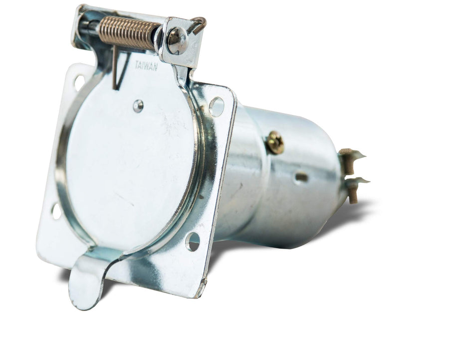 7-Way Buyers Products Stamped Zinc Trailer Connector - Truck Side