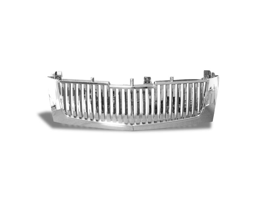 7146921 Armordillo USA Vertical Front Hood Grille - Chrome Fits 2002-2006 Cadillac Escalade