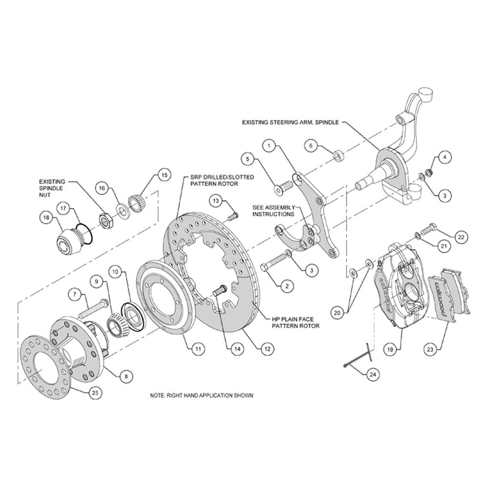 Red FDLI Front Kit,11.75"