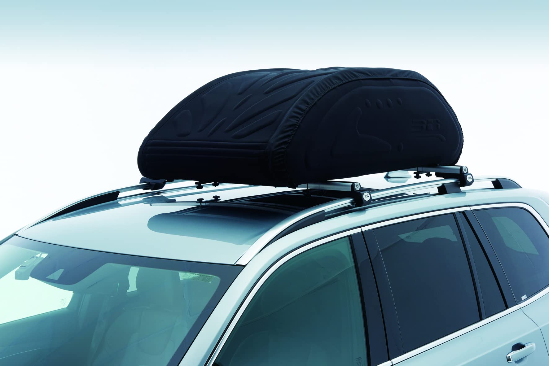 3D MAXpider Roof Bag Californian - Rooftop Cargo Carrier, 13 Cubic Feet, 90 Pounds Capacity, Waterproof - Assembled with Cross Bar - Universal Fit for All Vehicles with Rack/Roof Bars (Black)