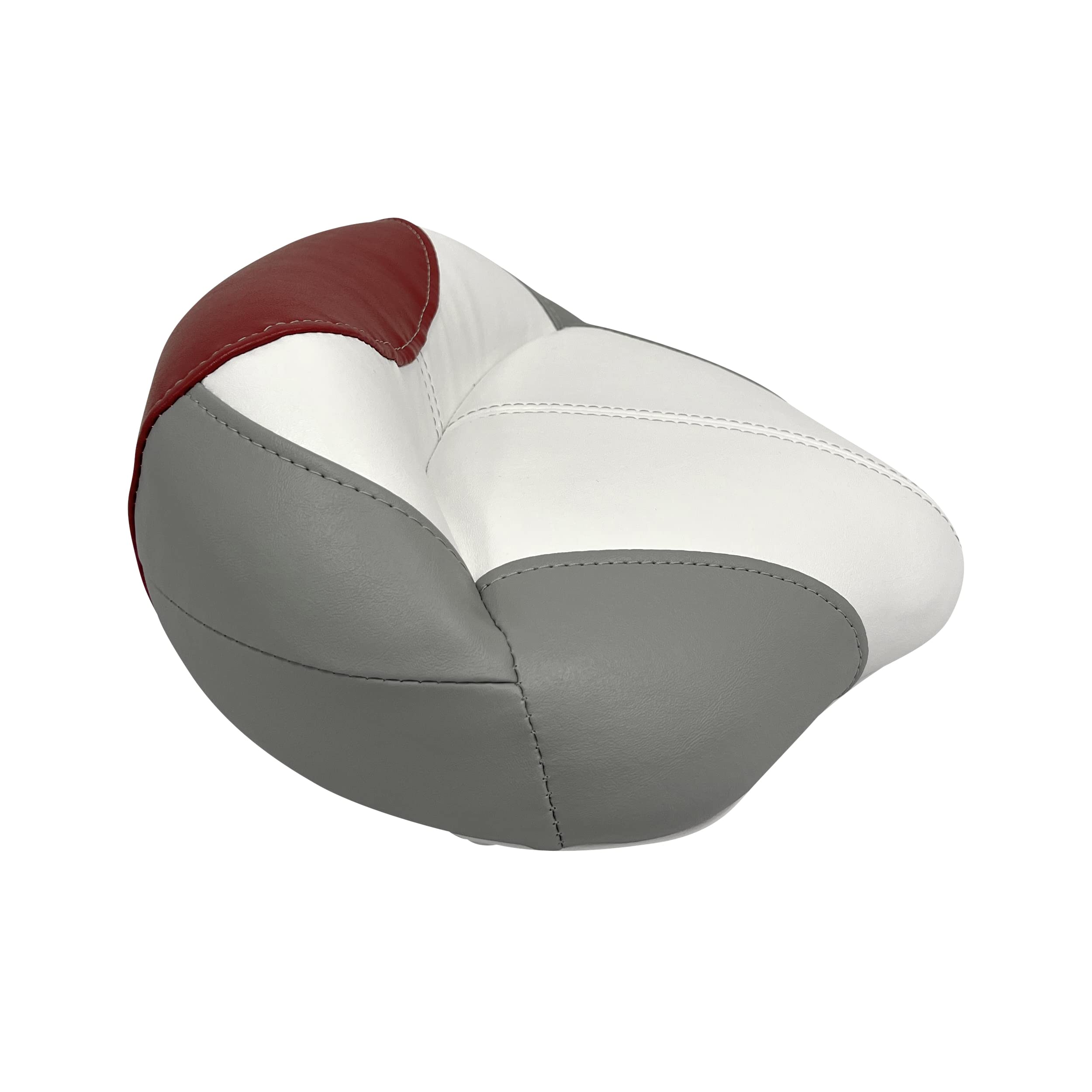Baja Series Wise 1466-1774 Casting Seat, Brite White/Grey/Dark Red