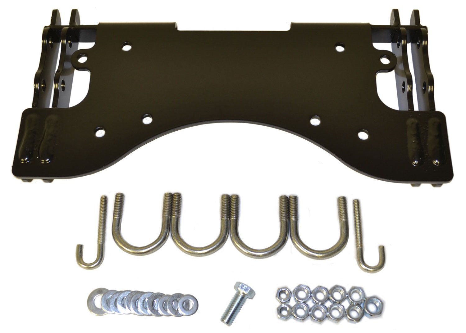 Center Kit WARN 61611 Snow Plow Mount for Honda Rubicon TRX500 Recreation/Utility ATV , Black