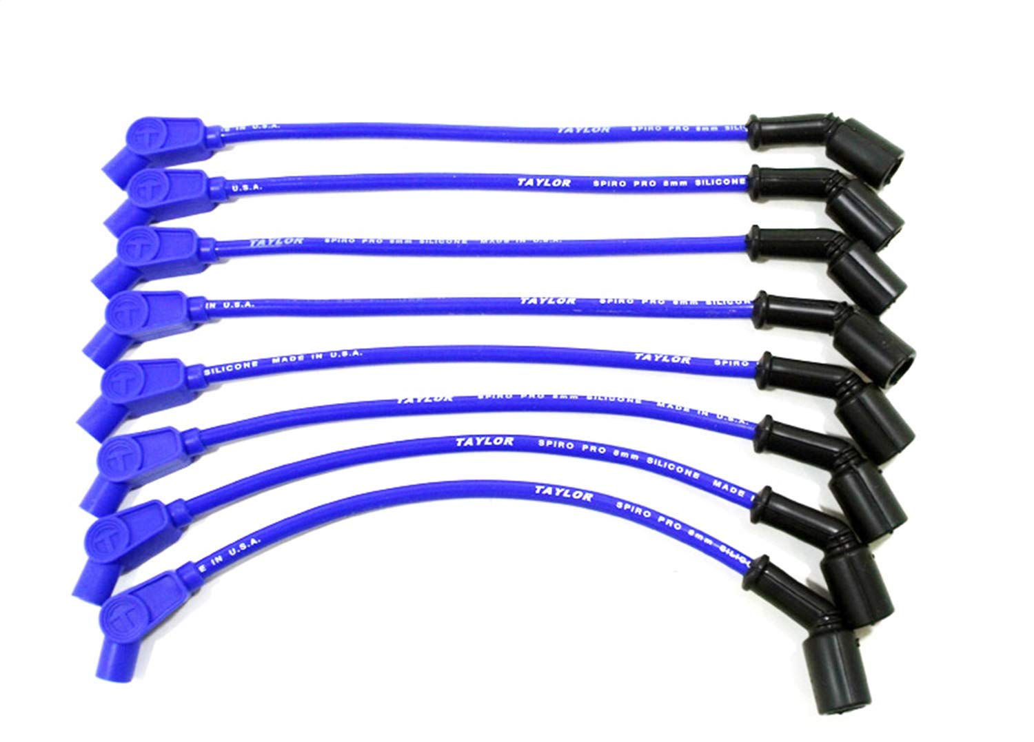 8mm Taylor Cable Spiro-Pro 11in 135 blue 76646