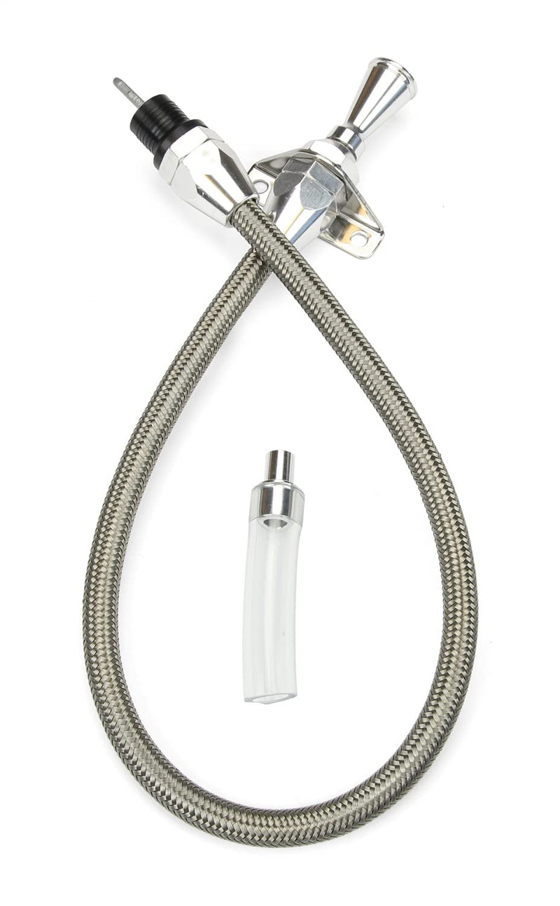 36" Lokar Hi-Tech Trans Dipstick 6L80E/6L90E Firewall Mount TD-36L80FM36