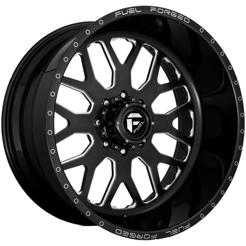 FUEL OFF-ROAD 24X12 DE19 FF19D, 10X170, 4.53, -50mm GLOSS BLACK MILLED - DE192420A845
