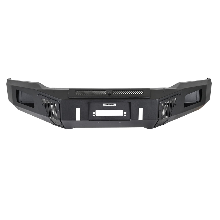 Go Rhino Front Bumper BR6 | Mild Steel, Textured Black | 24397T | Fits 2018 - 2020 Ford F-150 (Excludes Models with Active Park Assist & Adaptive Cruise Control)