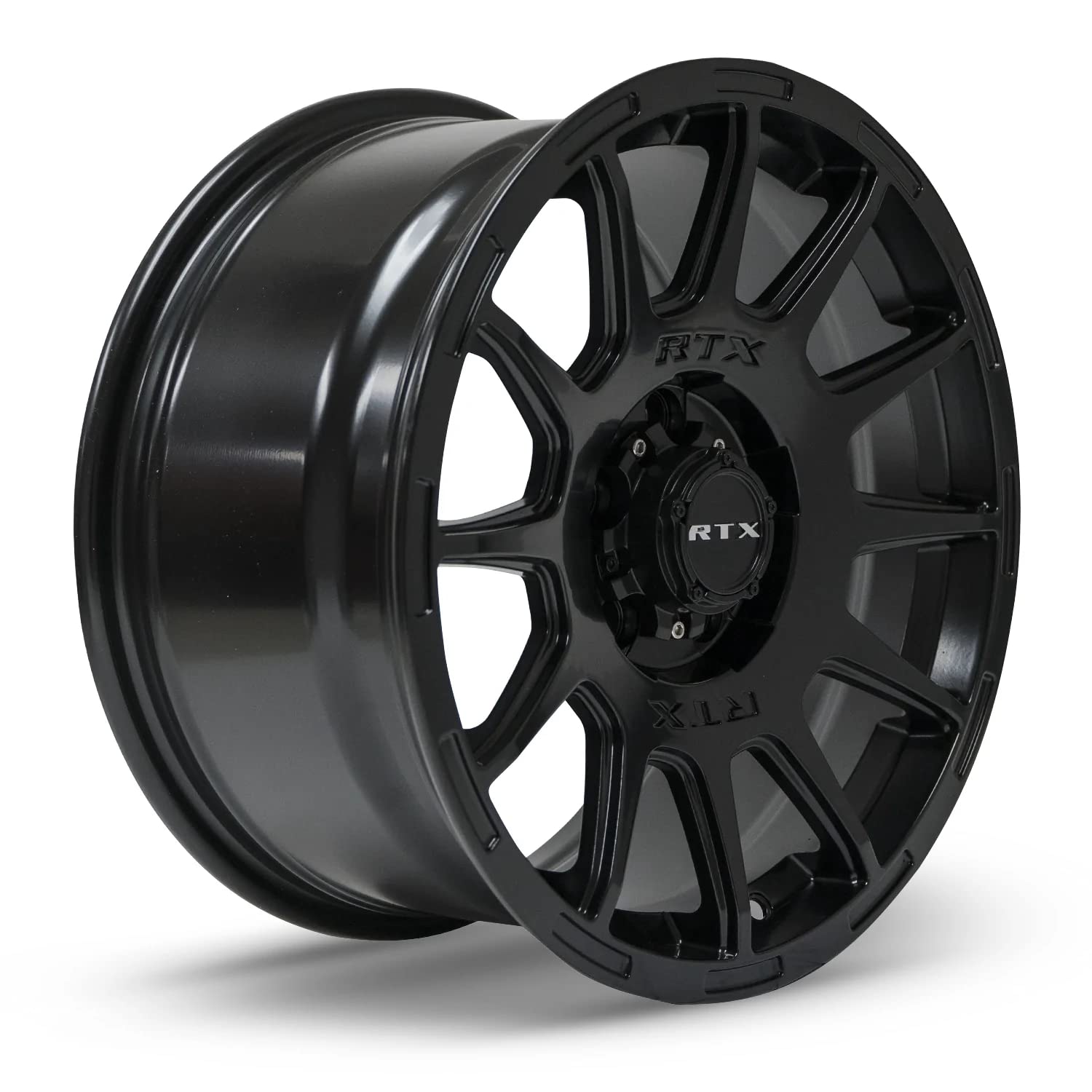 Custom RTX MINI BAJA Wheel - 17x8.5, 35 Offset, 5x114.3 Bolt Pattern, 73.1mm Hub - Satin Black Rim